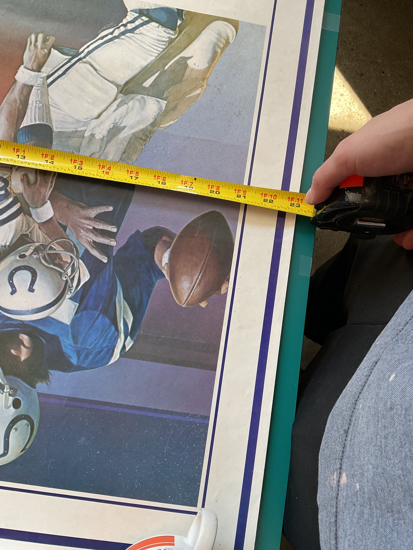 Vintage Baltimore Colts NFL Poster