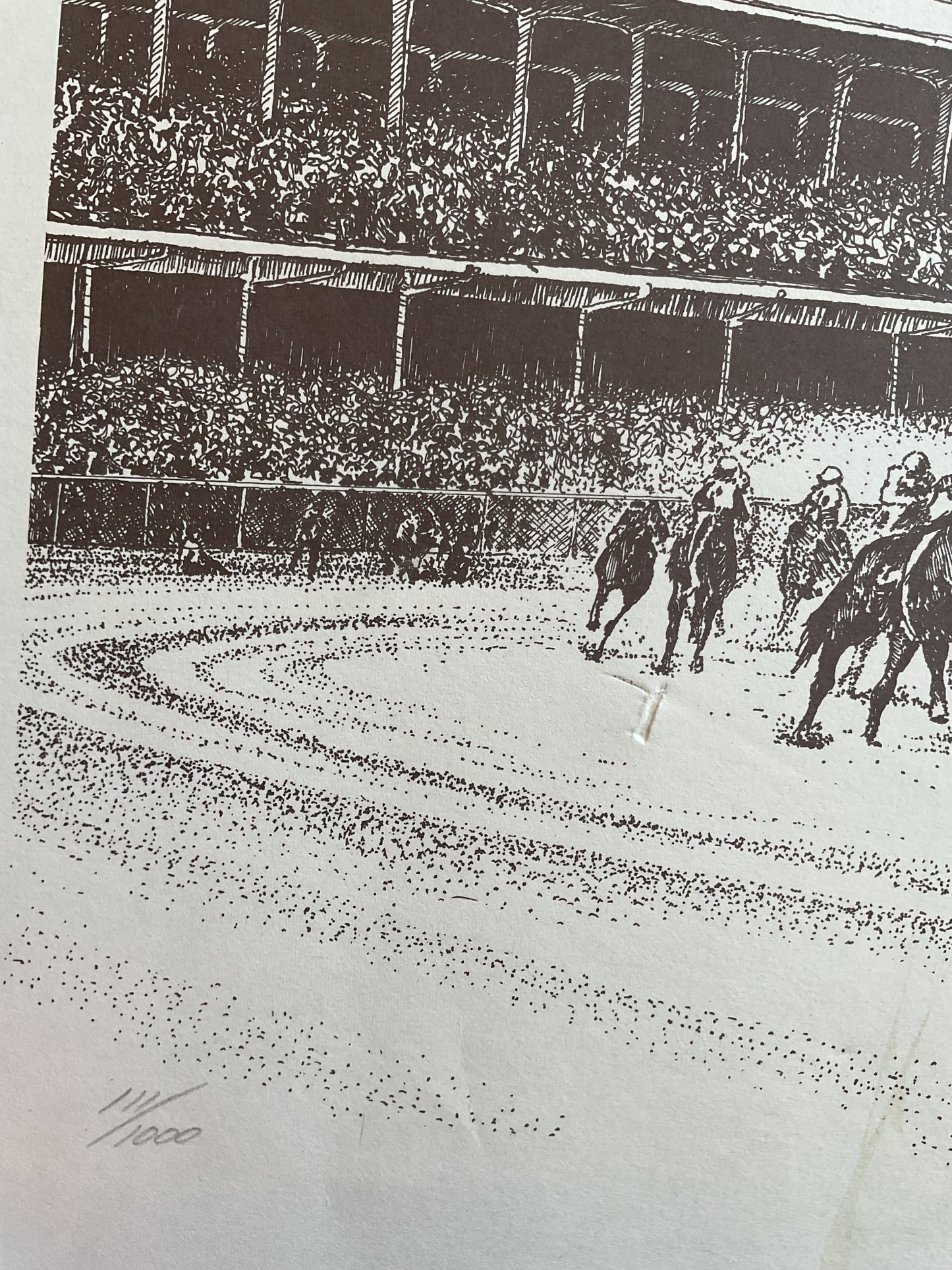 Derby Fever hand signed piece by M. Simpson 1978