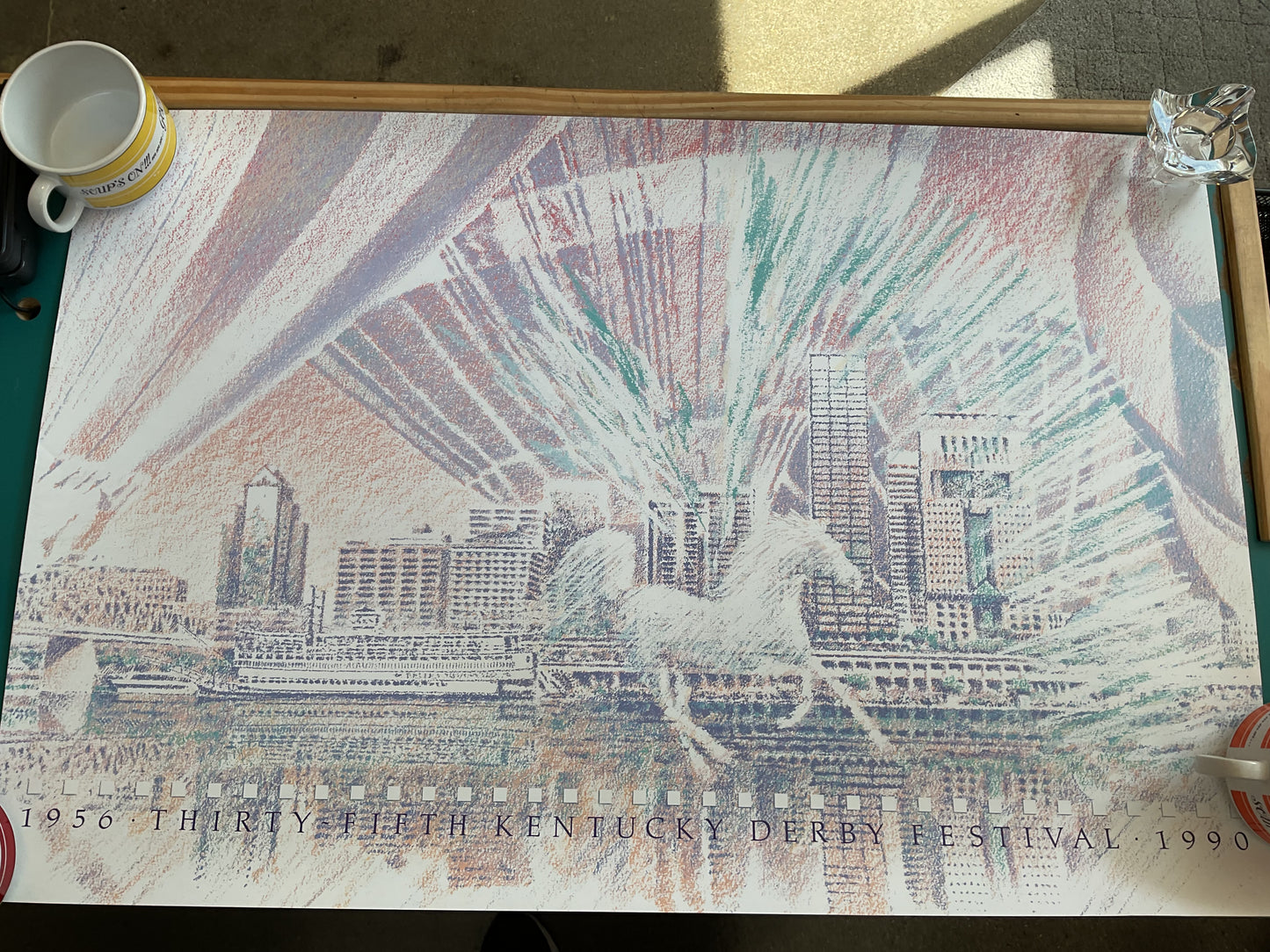 Vintage Kentucky Derby Festival 35th Anniversary 1990 Poster