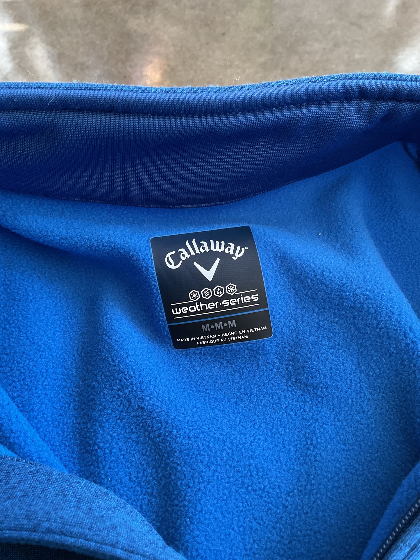 Callaway Medium Weather Series Quarter Zip Sweatshirt