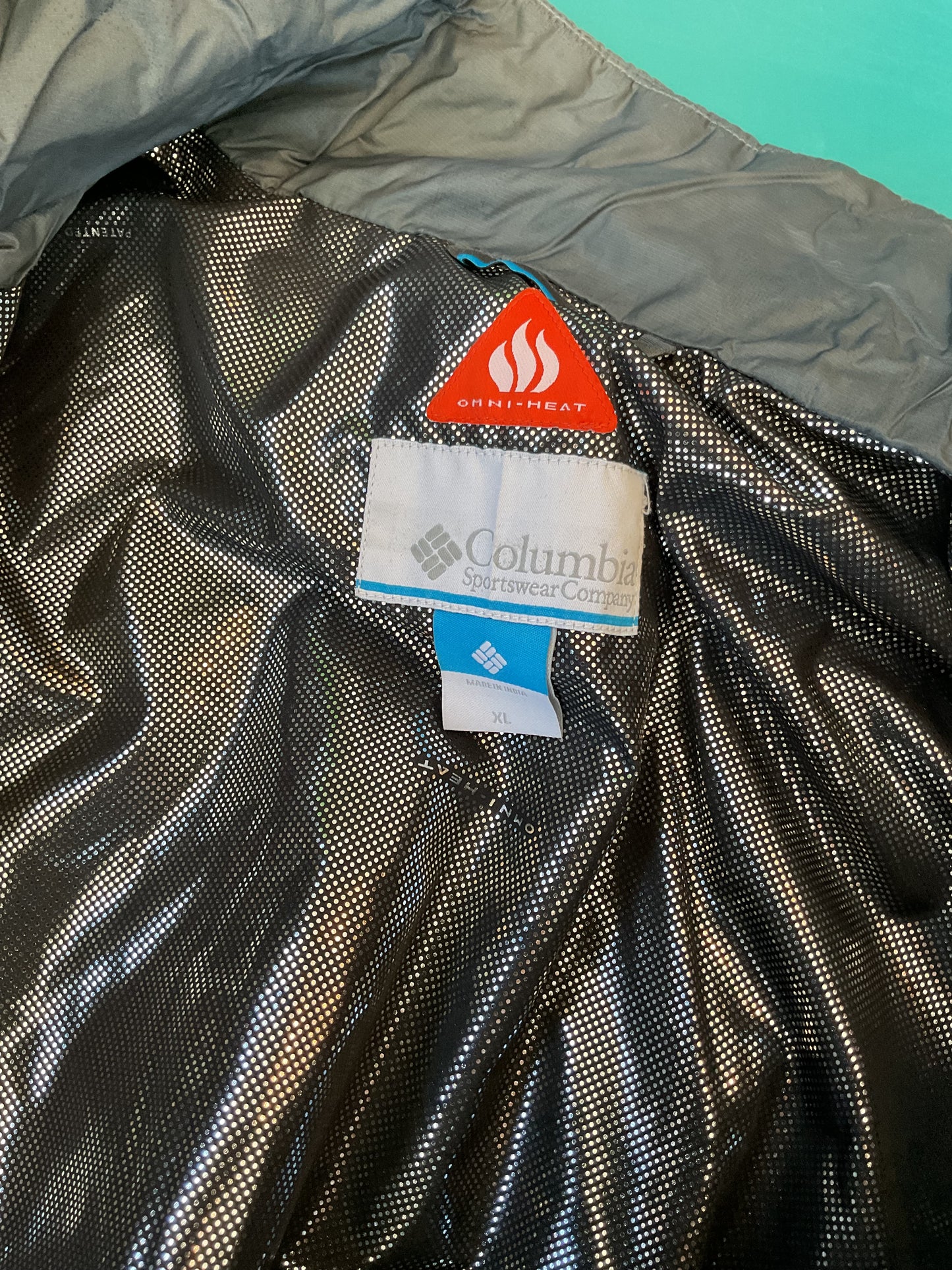 Columbia Dark Grey Omni-heat XL Jacket