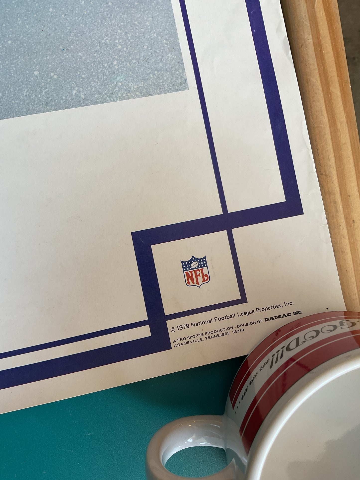 Vintage Baltimore Colts NFL Poster