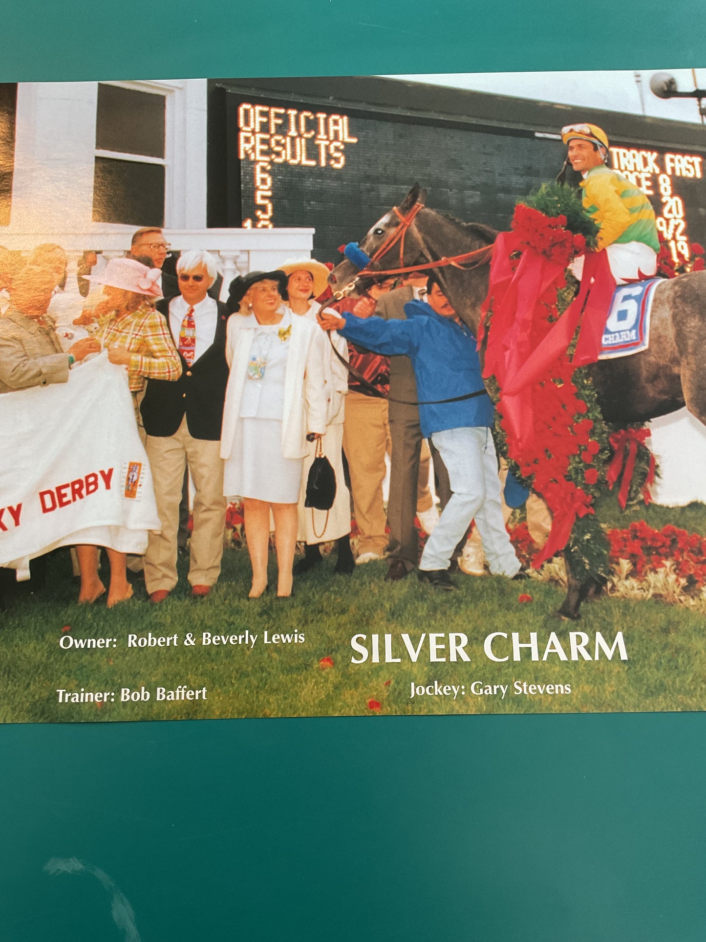 Silver Charm Kentucky Derby 123 1997 Winner’s Circle Photo
