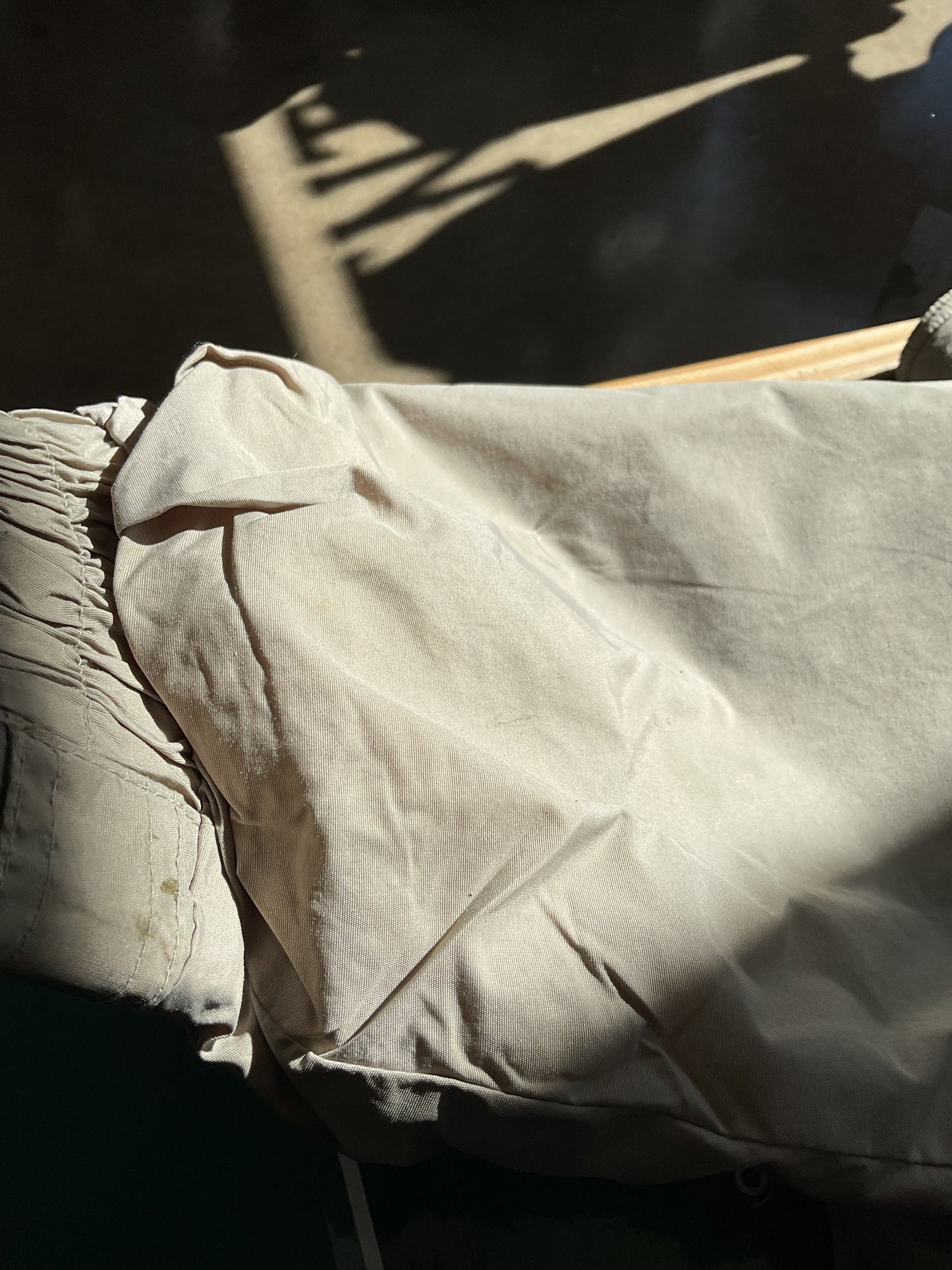 Vintage Khaki Columbia Hardshell Jacket Large