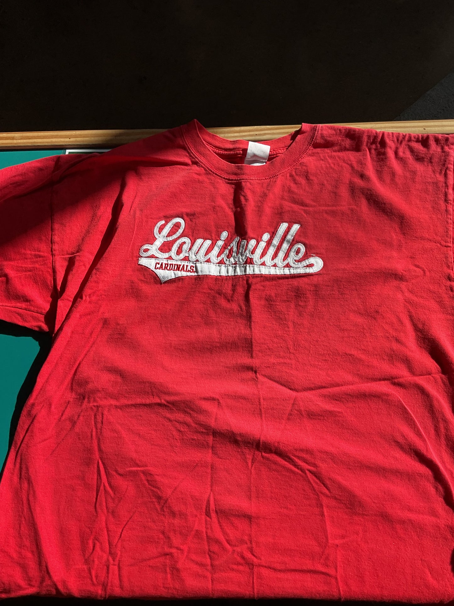 University of Louisville T Shirt Raised Graphic 2XL