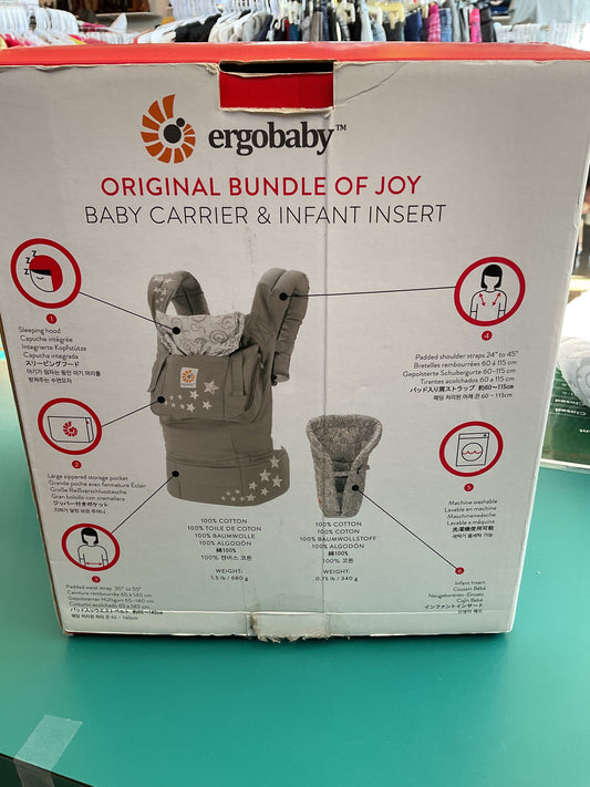 Ergobaby Original Bundle of Joy Baby Carrier & Infant Insert