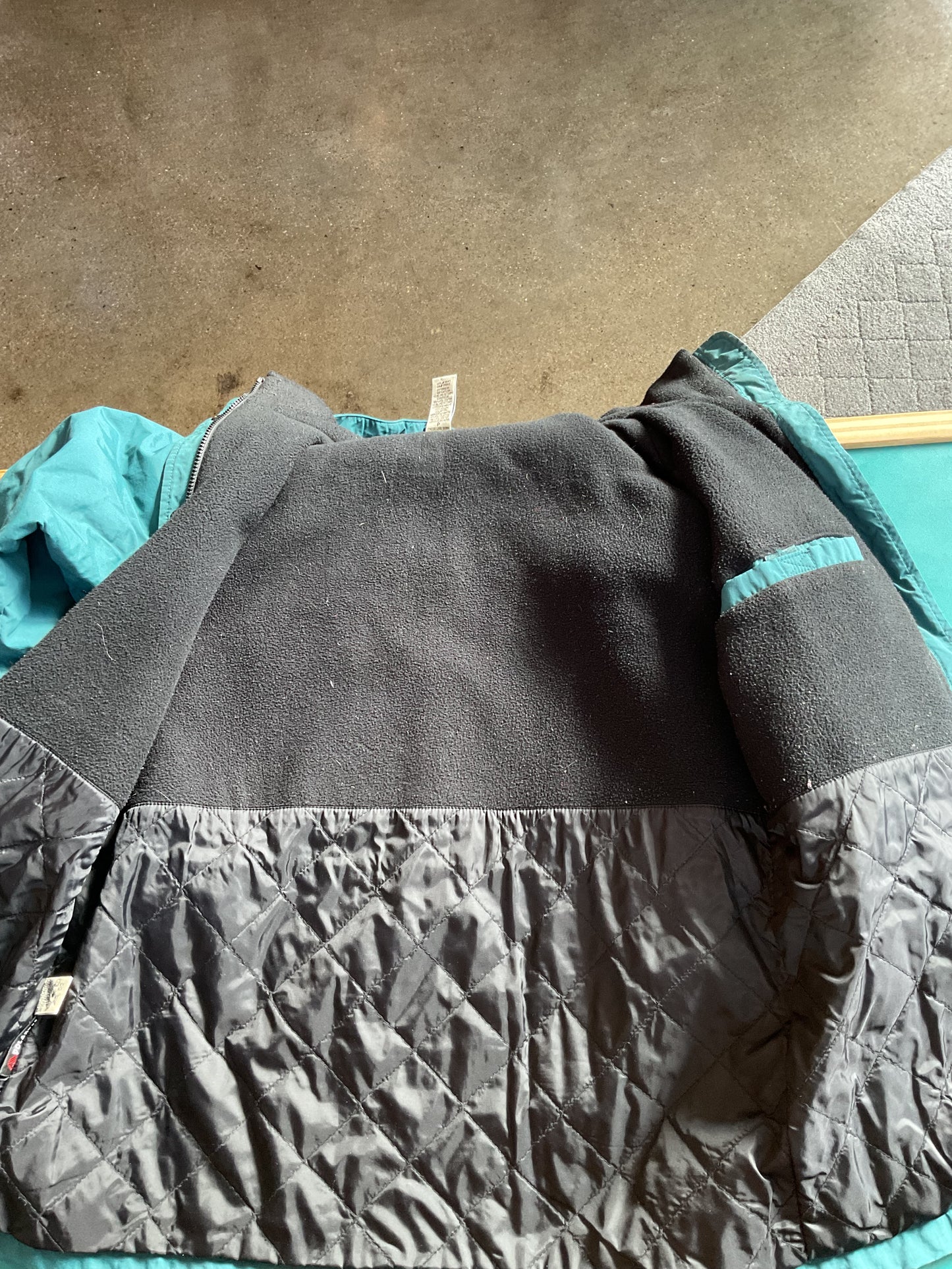 Vintage Teal Eddie Bauer Warm Rainjacket