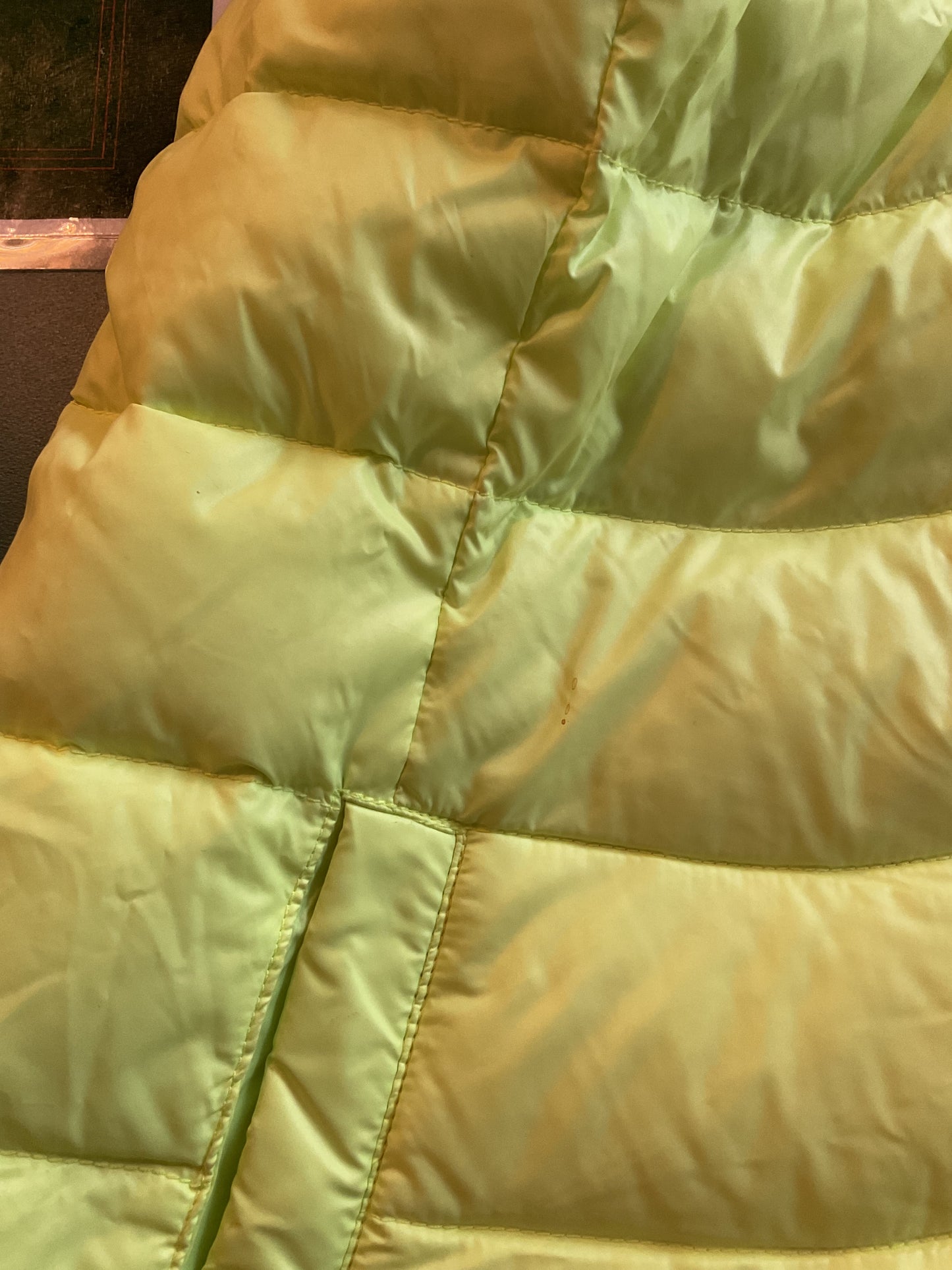 Vintage Calvin Klein Neon Down Puffer Vest 2XL