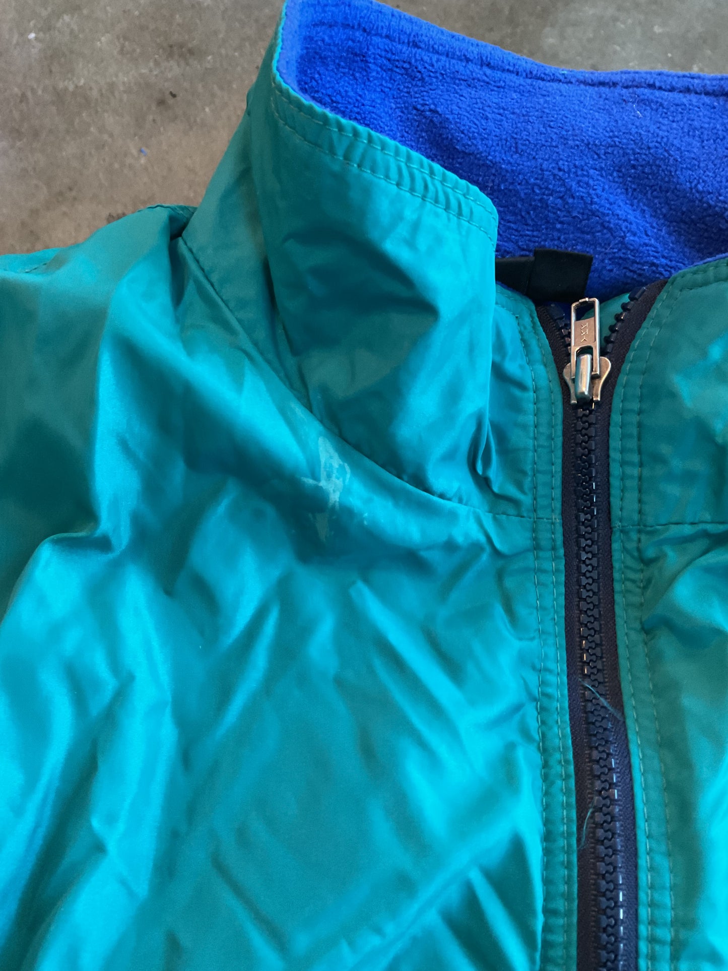 Vintage Teal Patagonia Windbreaker Large