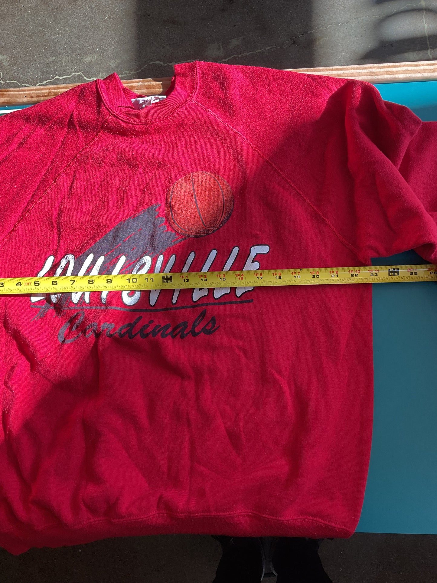 Vintage University of Louisville Cardinals Basketball Sweatshirt
