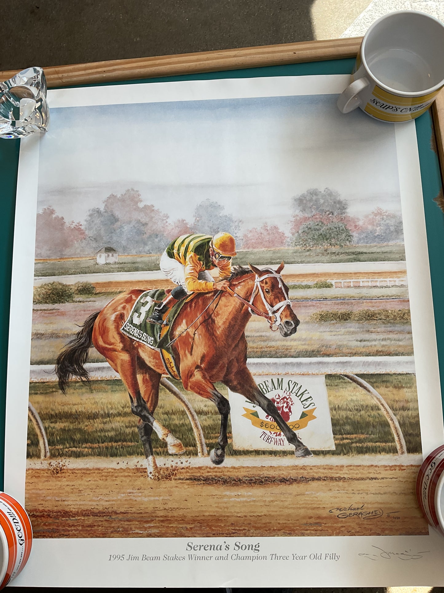Serena’s Song 1995 Jim Beam Stakes Winner by Michael Geraghty