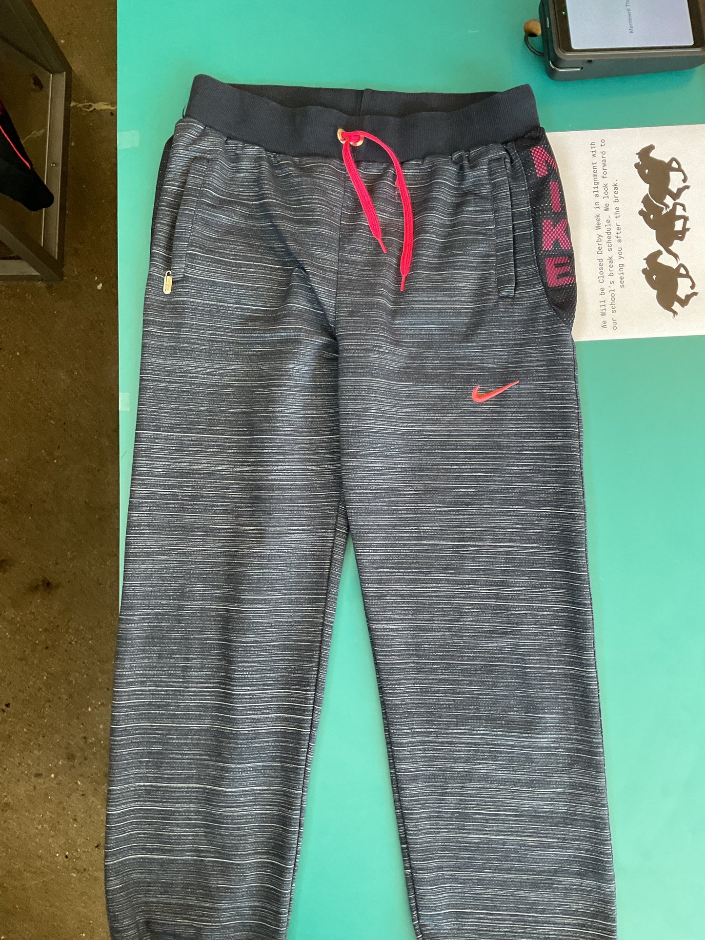 Nike Air Women’s Black and Pink Sweatsuit