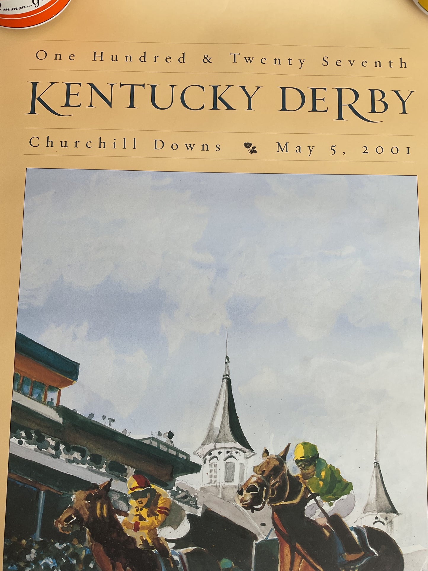 Kentucky Derby 127th Poster 2001 by Tony Bennett / Anthony Benedetto