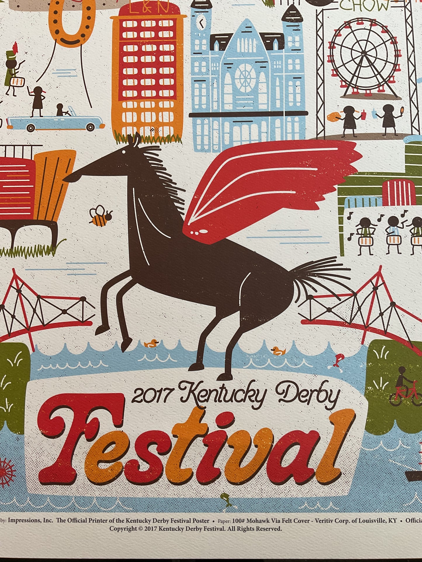 Kentucky Derby Festival 2017 High Quality Poster