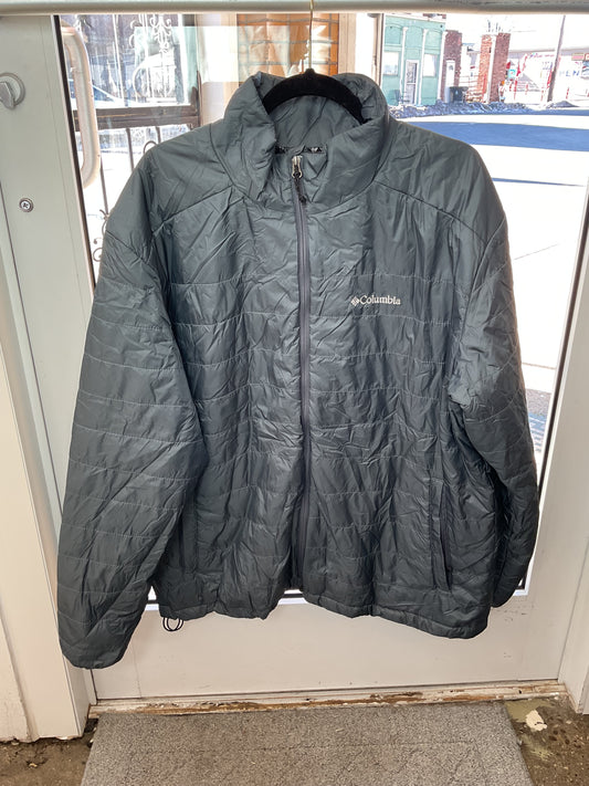 Columbia Dark Grey Omni-heat XL Jacket