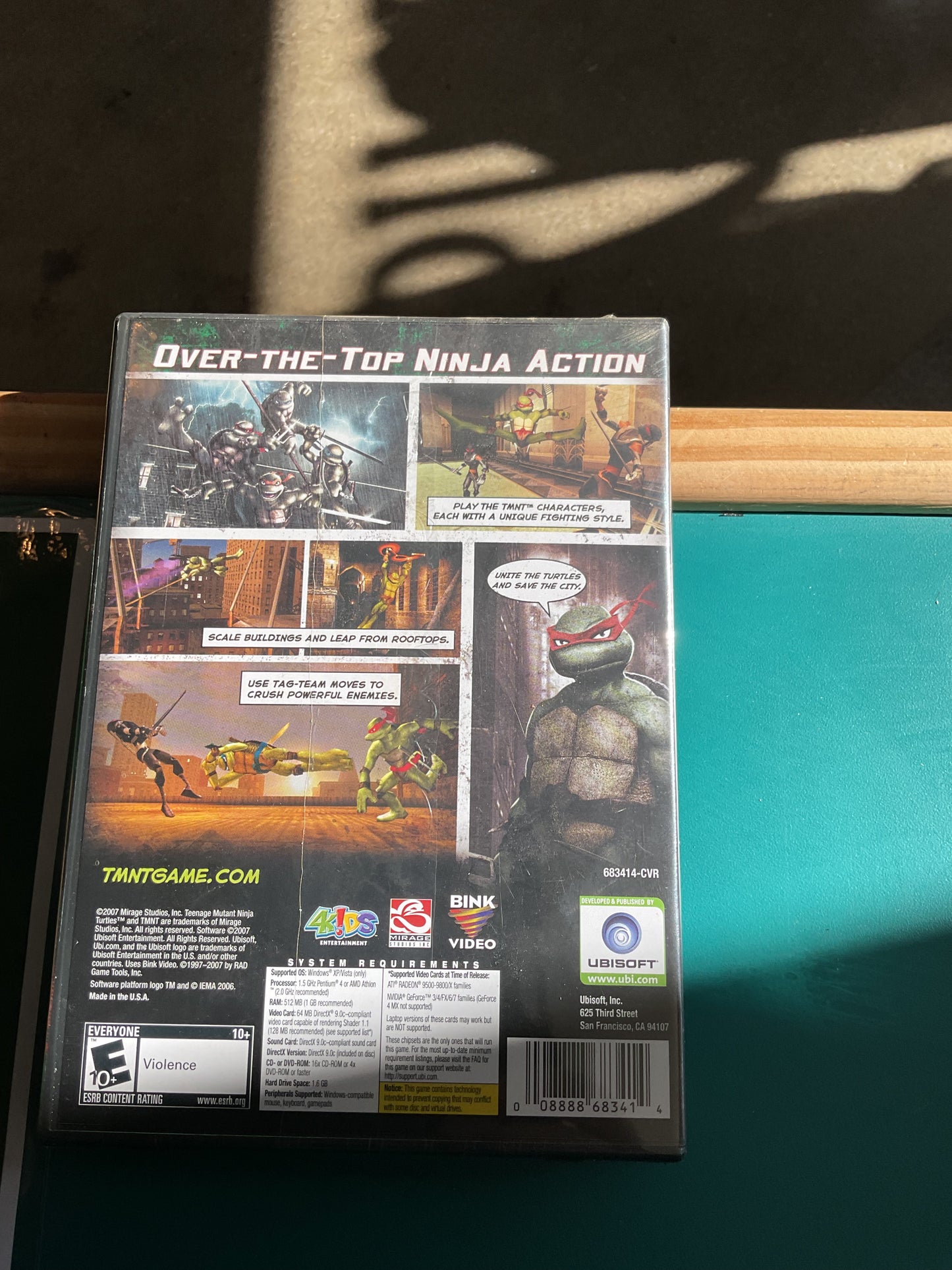 Teenage Mutant Ninja Turtles Sealed Vintage PC Game