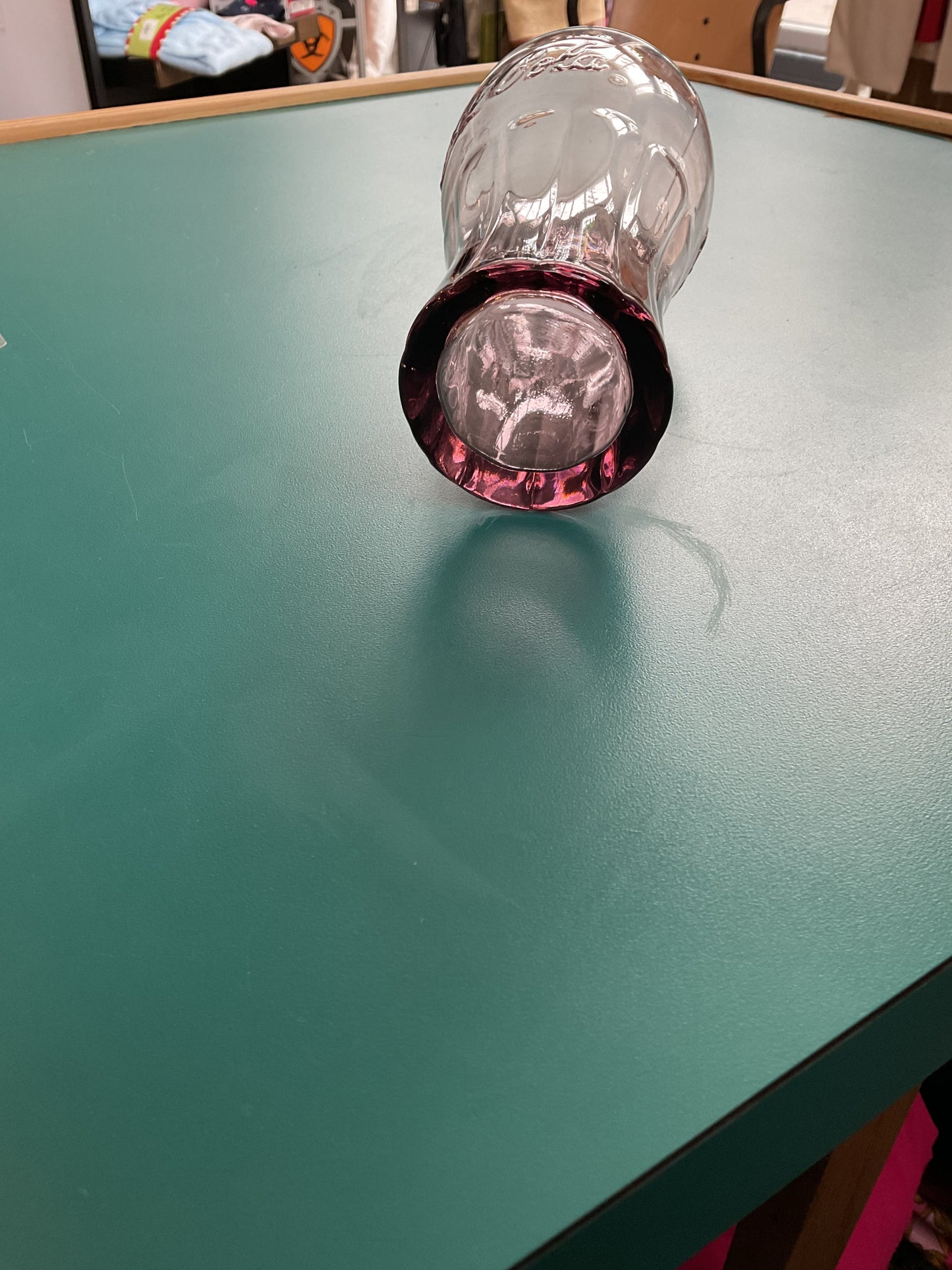 Vintage Purple Tinted Coca-Cola Glass