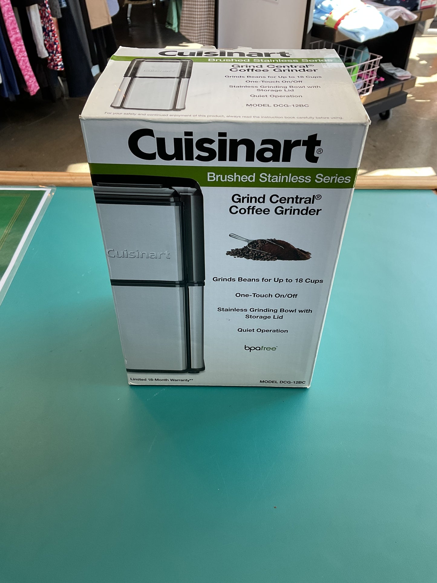 Cuisinart Coffee Grinder Large 18 Cup Capacity