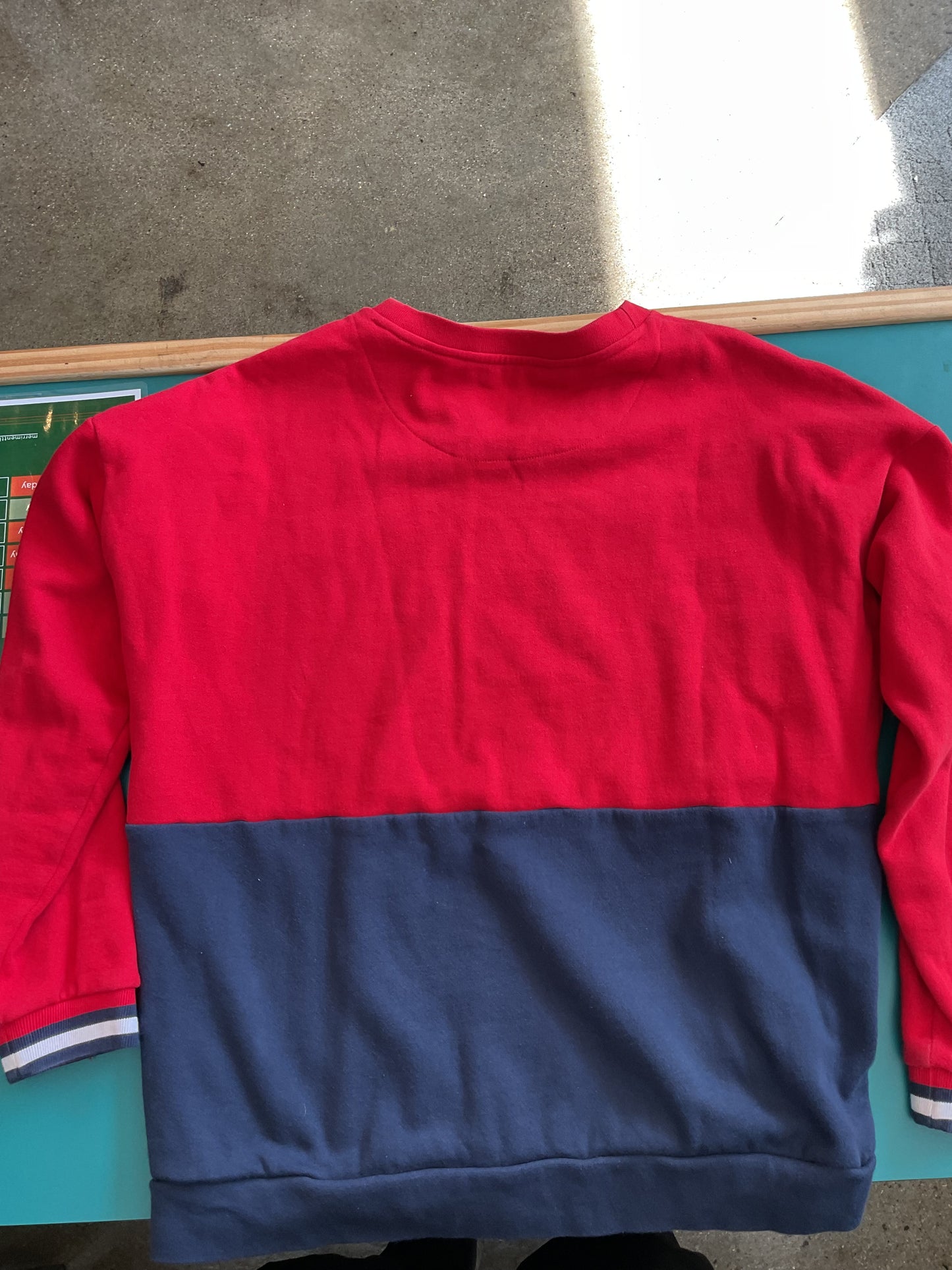 Tommy Hilfiger Red and Blue Sport Sweatshirt