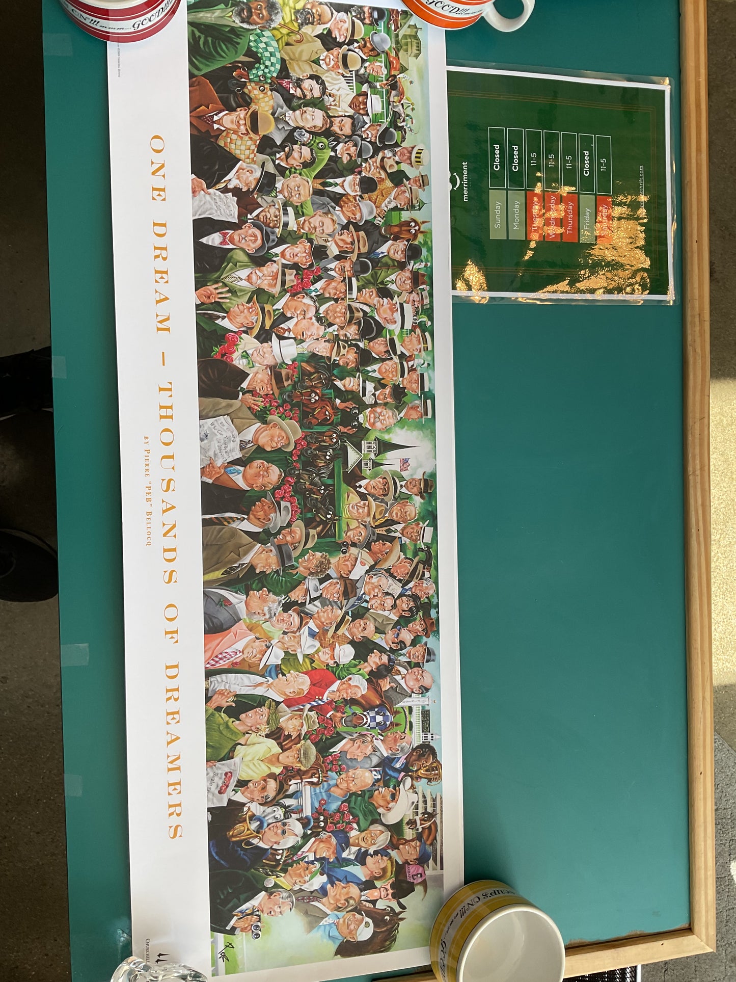 One Dream - Thousands of Dreamers Poster signed by Pierre Bellocq