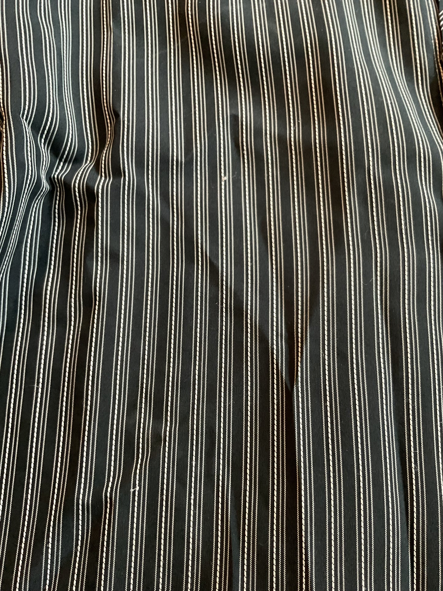 Bugatchi Uomo Black and White Striped Button Down