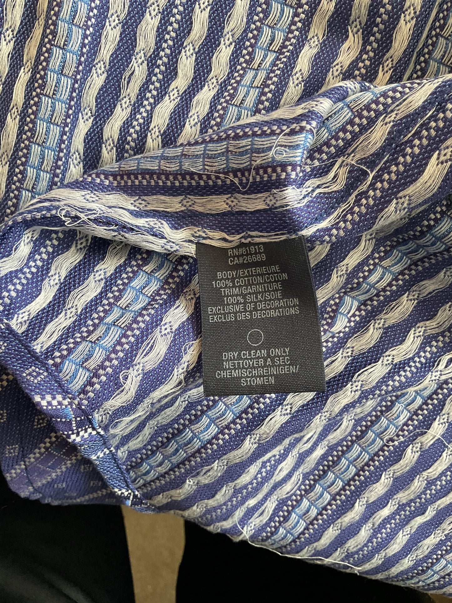 Fun Robert Graham Blue Button Up Shirt size Large