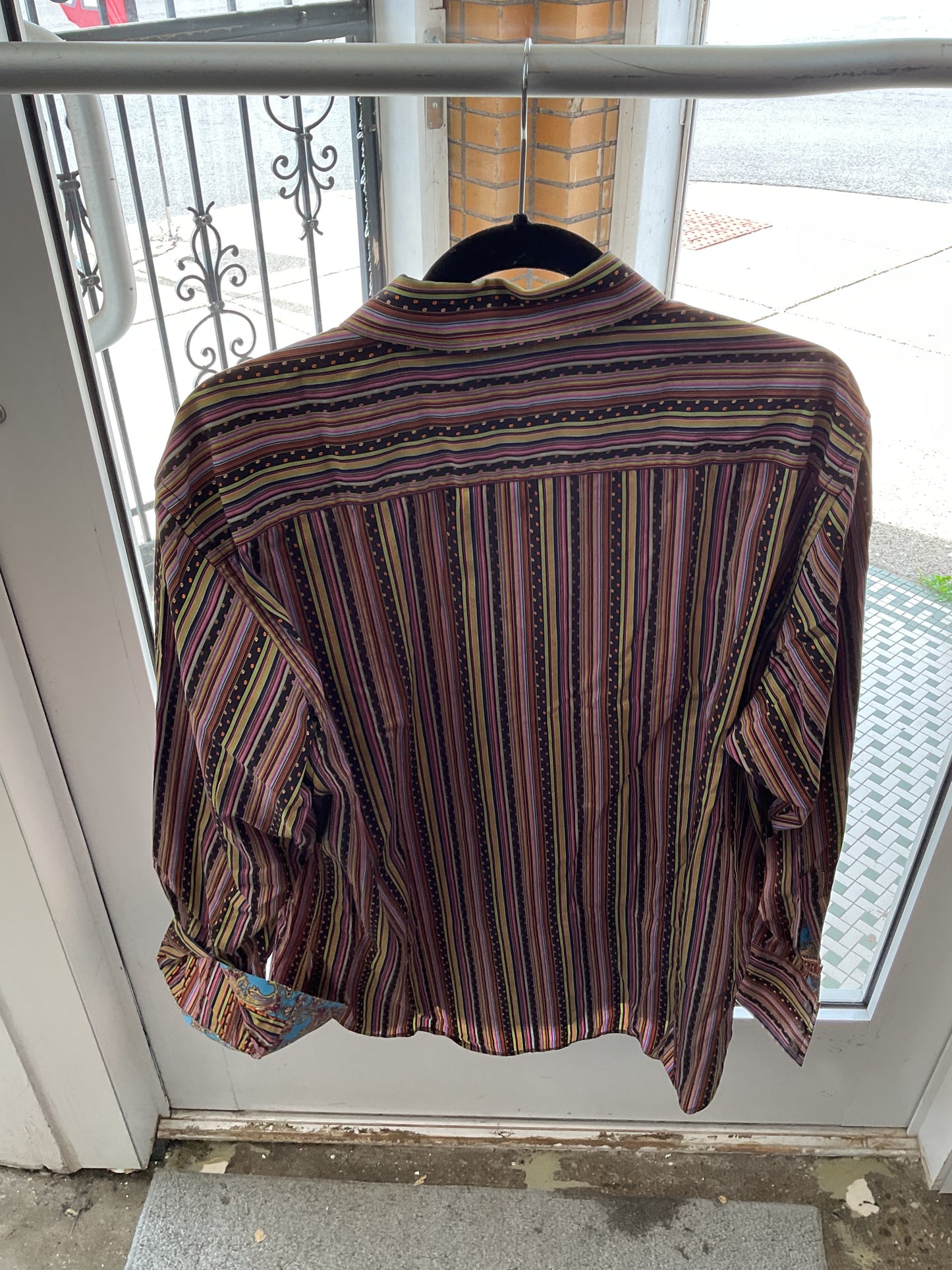 Robert Graham Fun Button Down Shirt Size Large