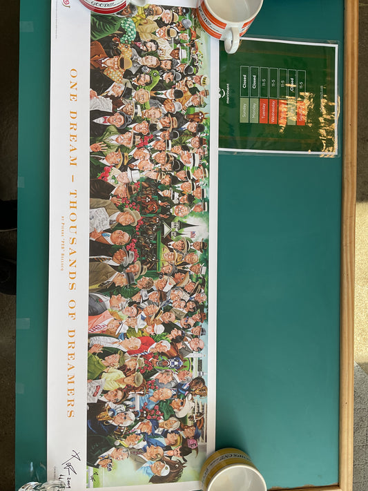 One Dream - Thousands of Dreamers Poster signed by Pierre Bellocq