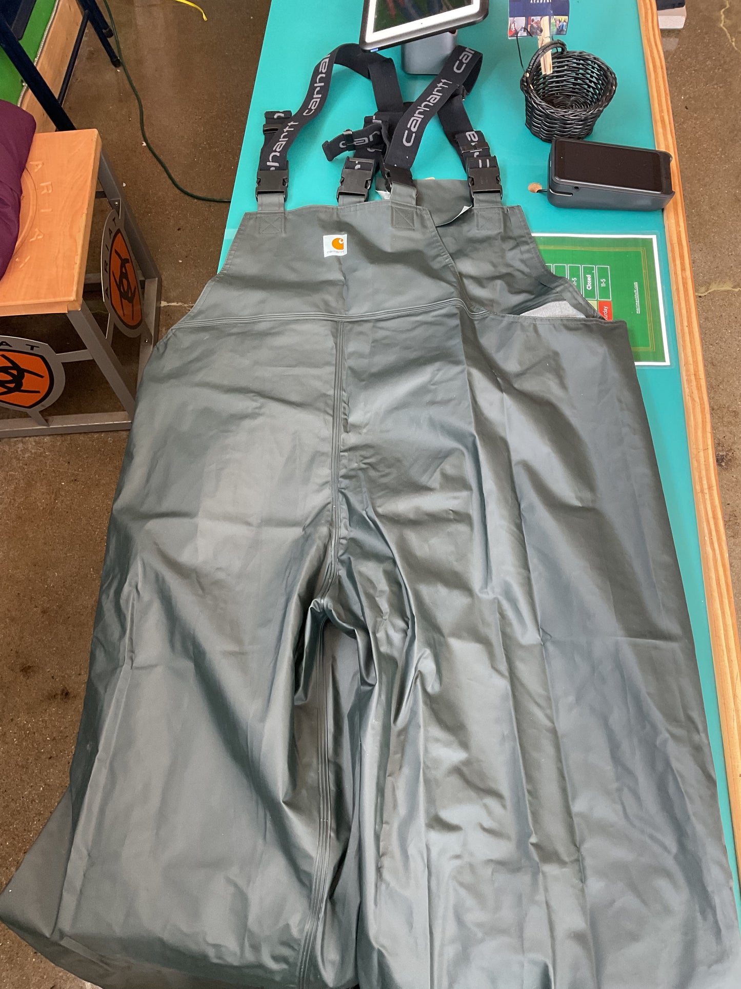 Carhartt XL Tall Waders Rain Suit New