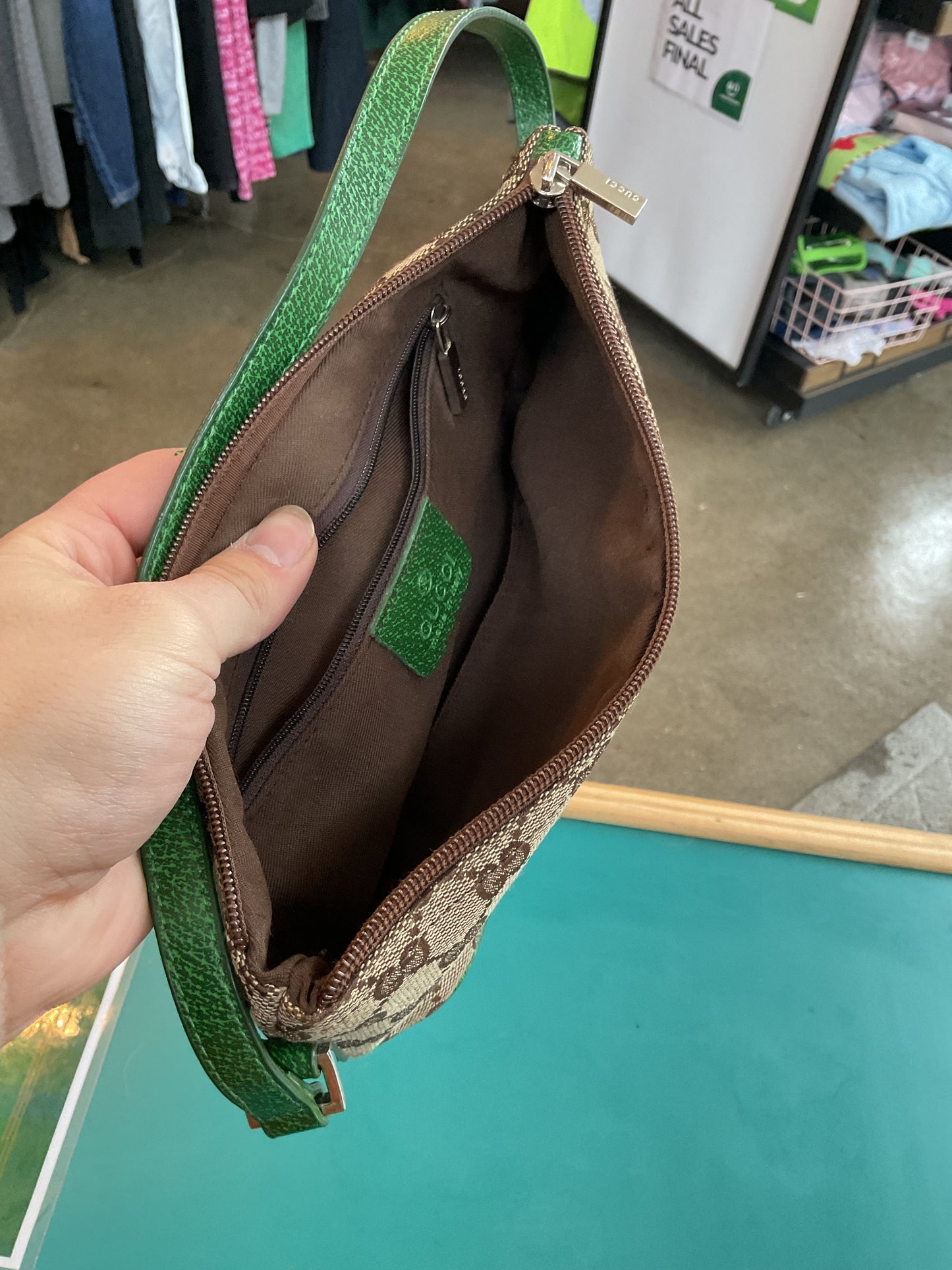 Gucci GG Boat Pouchette Shoulder Bag