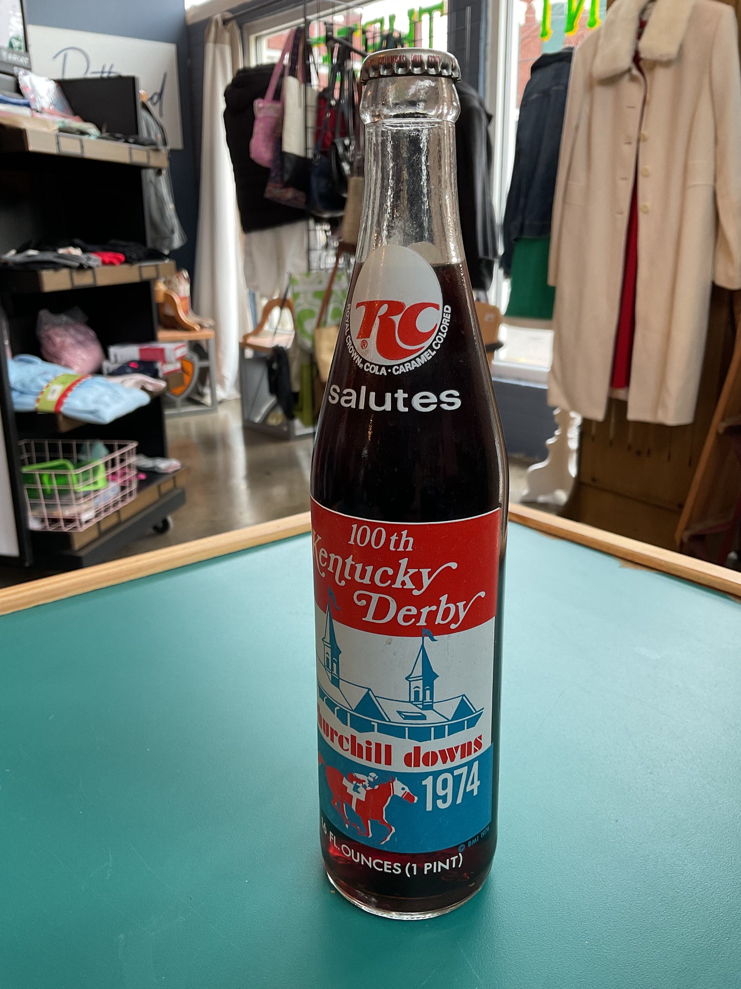 Royal Crown Cola 100th Derby Bottle 1974