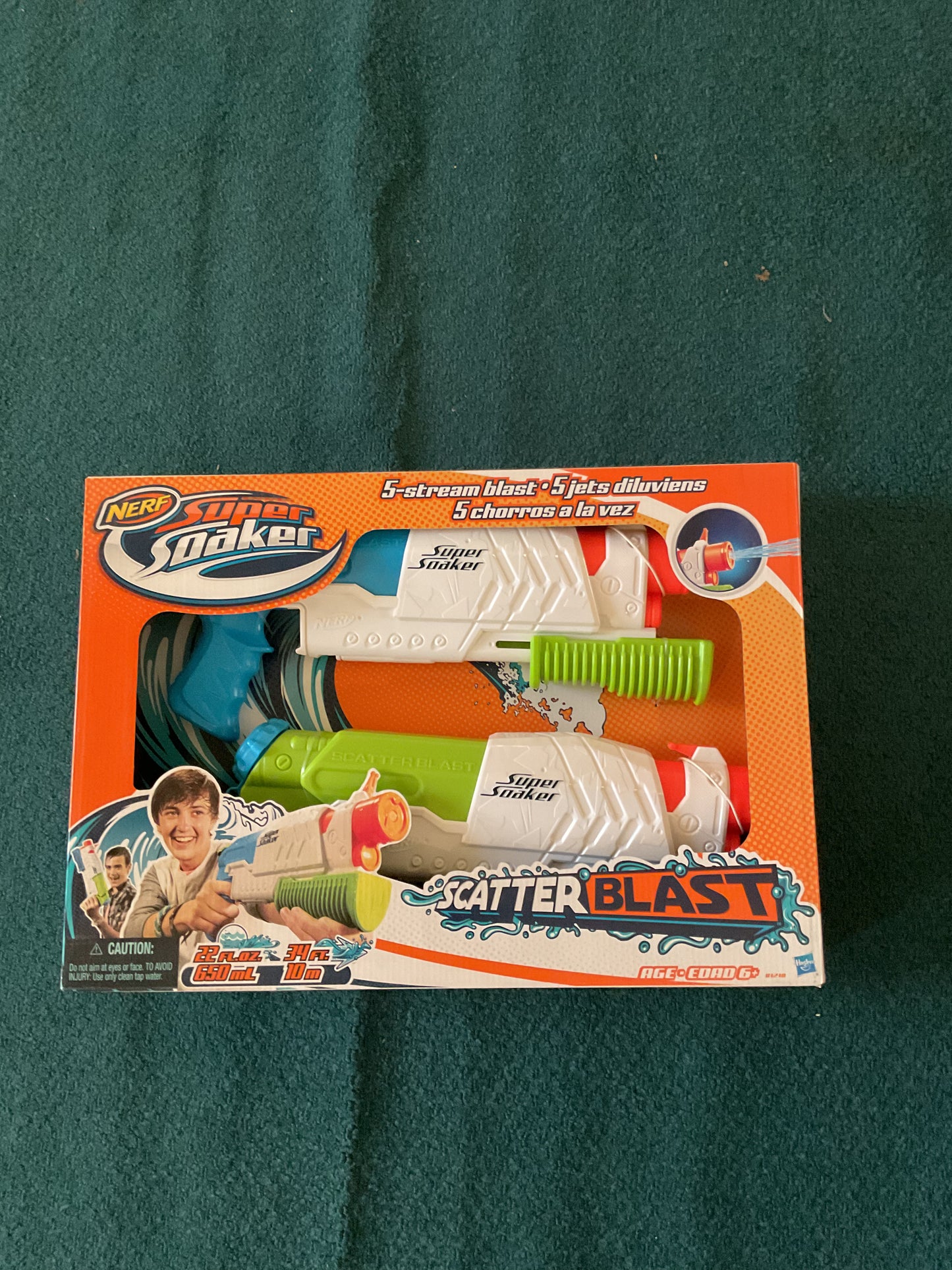 NERF Super Soaker Scatter Blast Water Squirter