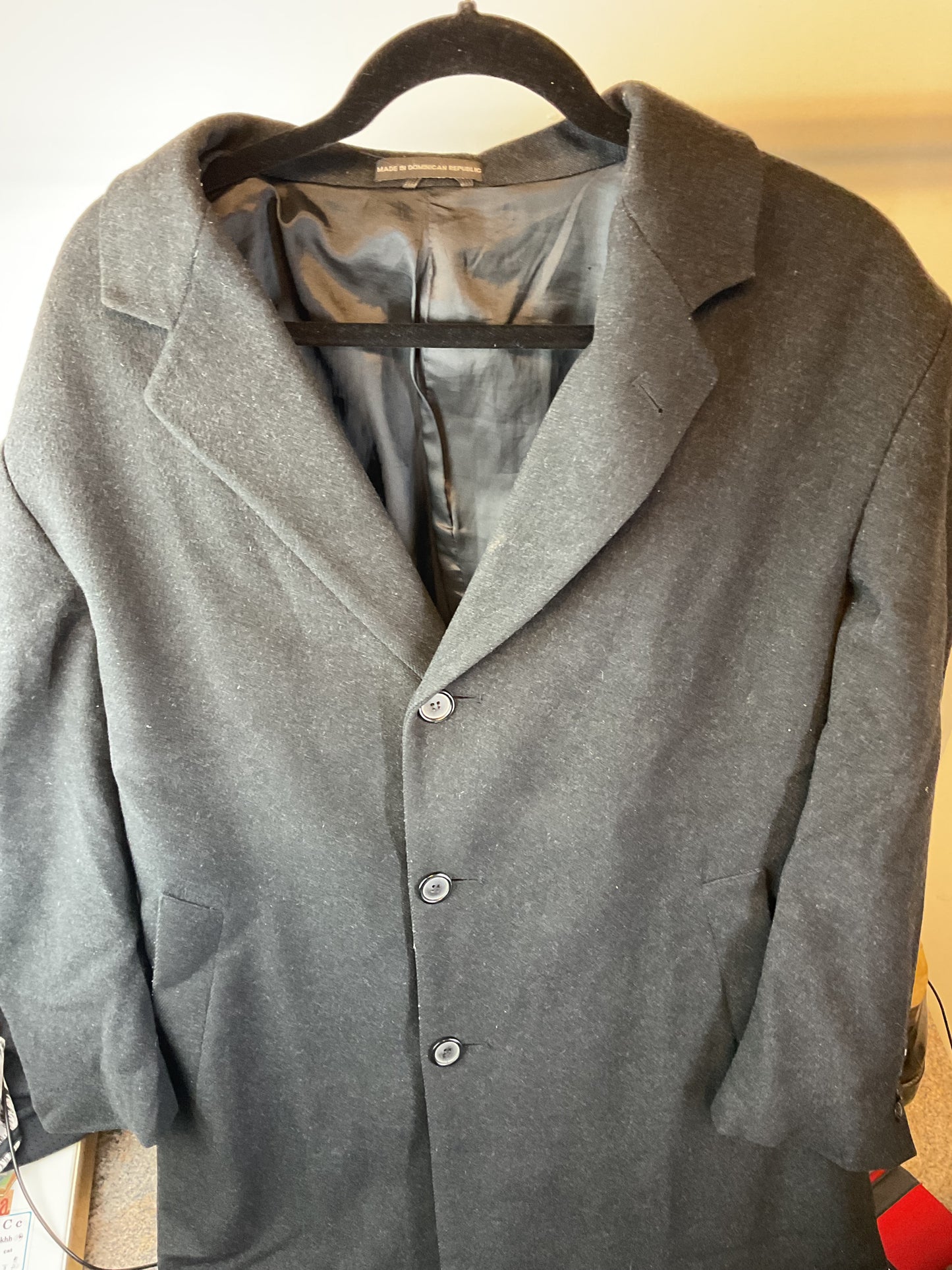 Ralph Lauren Gray 42R Cashmere & Wool Winter Coat Jacket