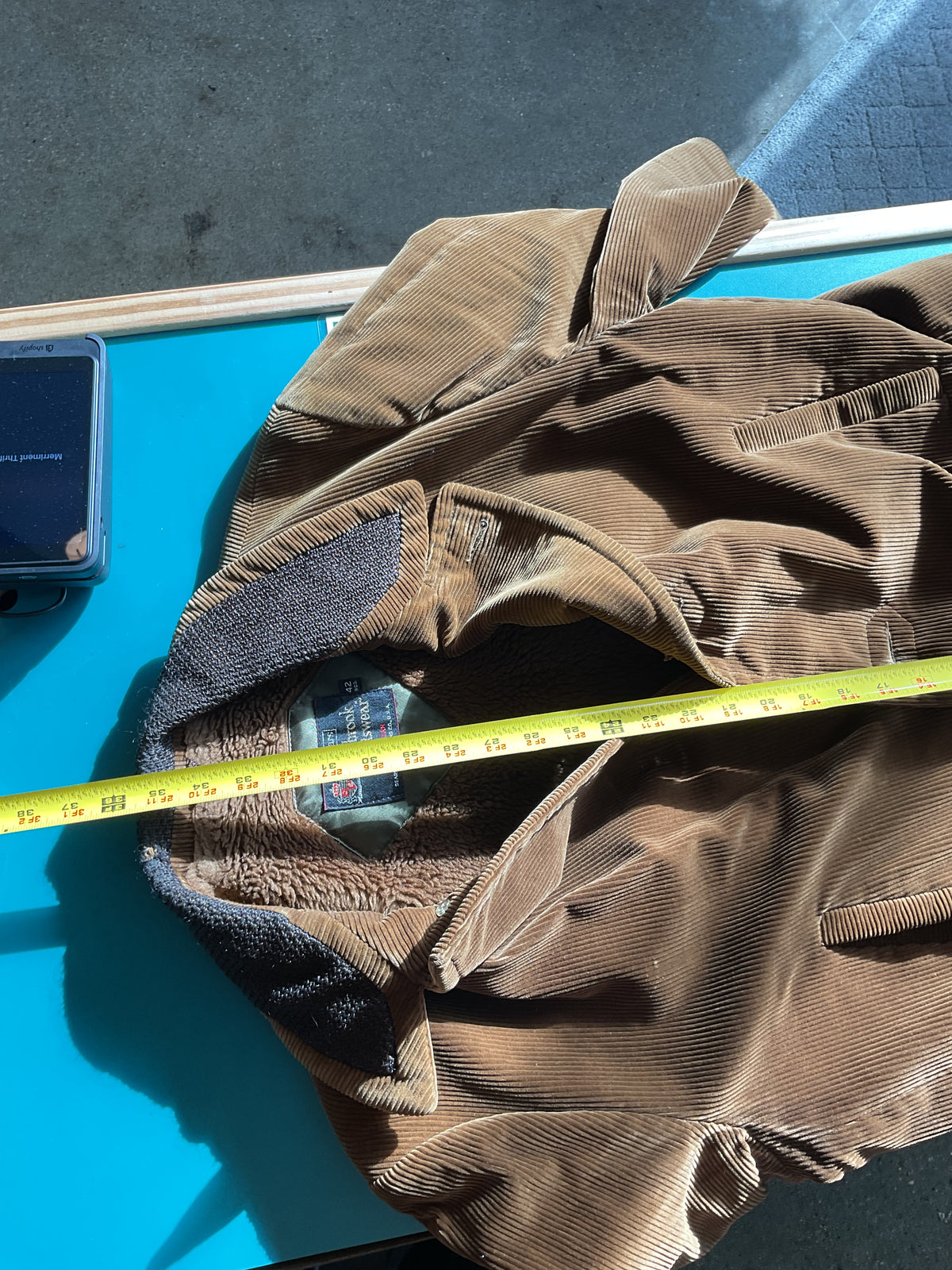 Vintage Brown Corduroy Oakbrook Sportswear Jacket