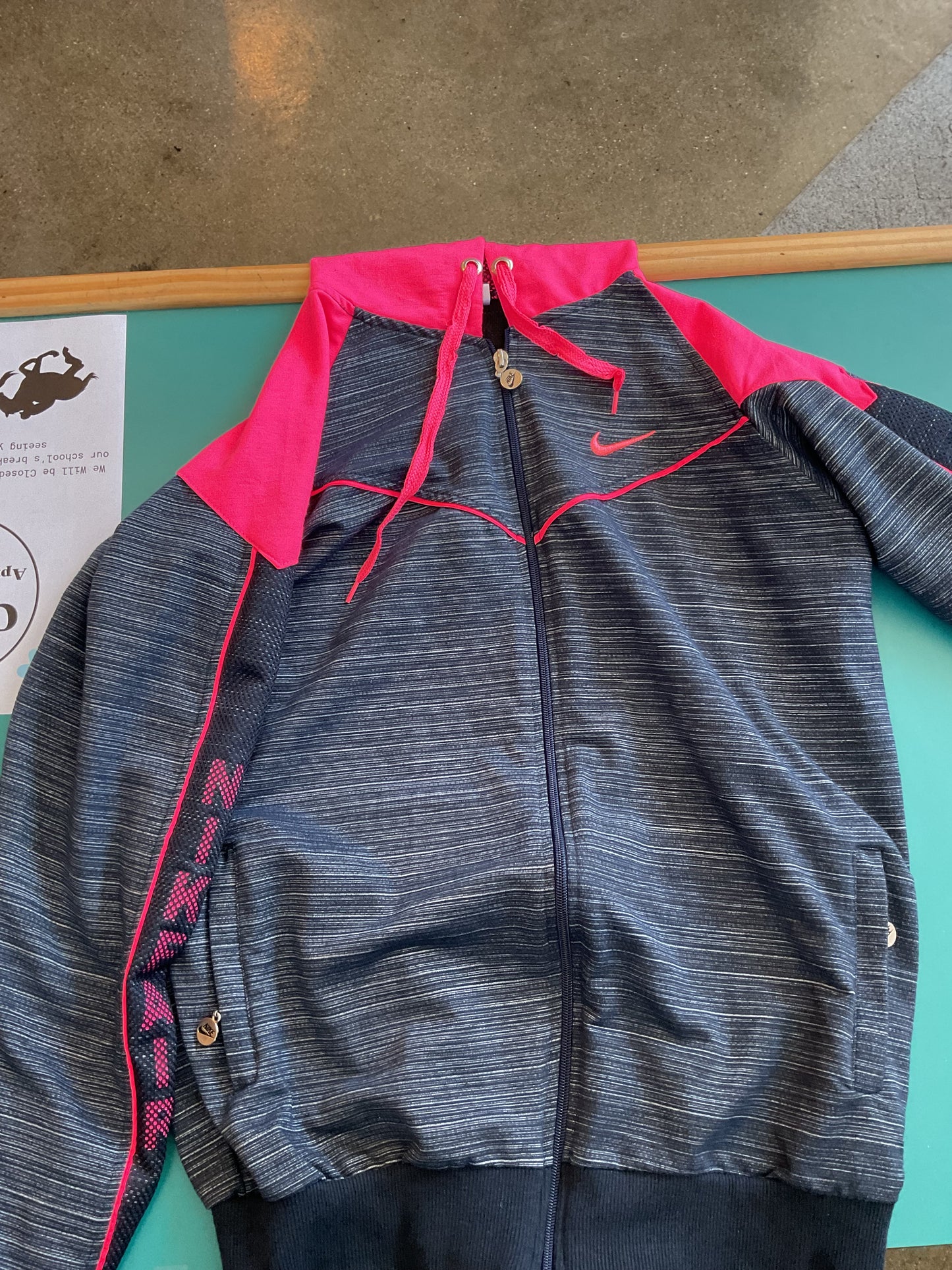 Nike Air Women’s Black and Pink Sweatsuit