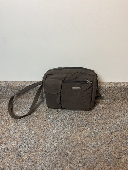 Baggallini Brown Crossbody Bag. Travel Organizer, Zip Pockets & Adjustable Strap