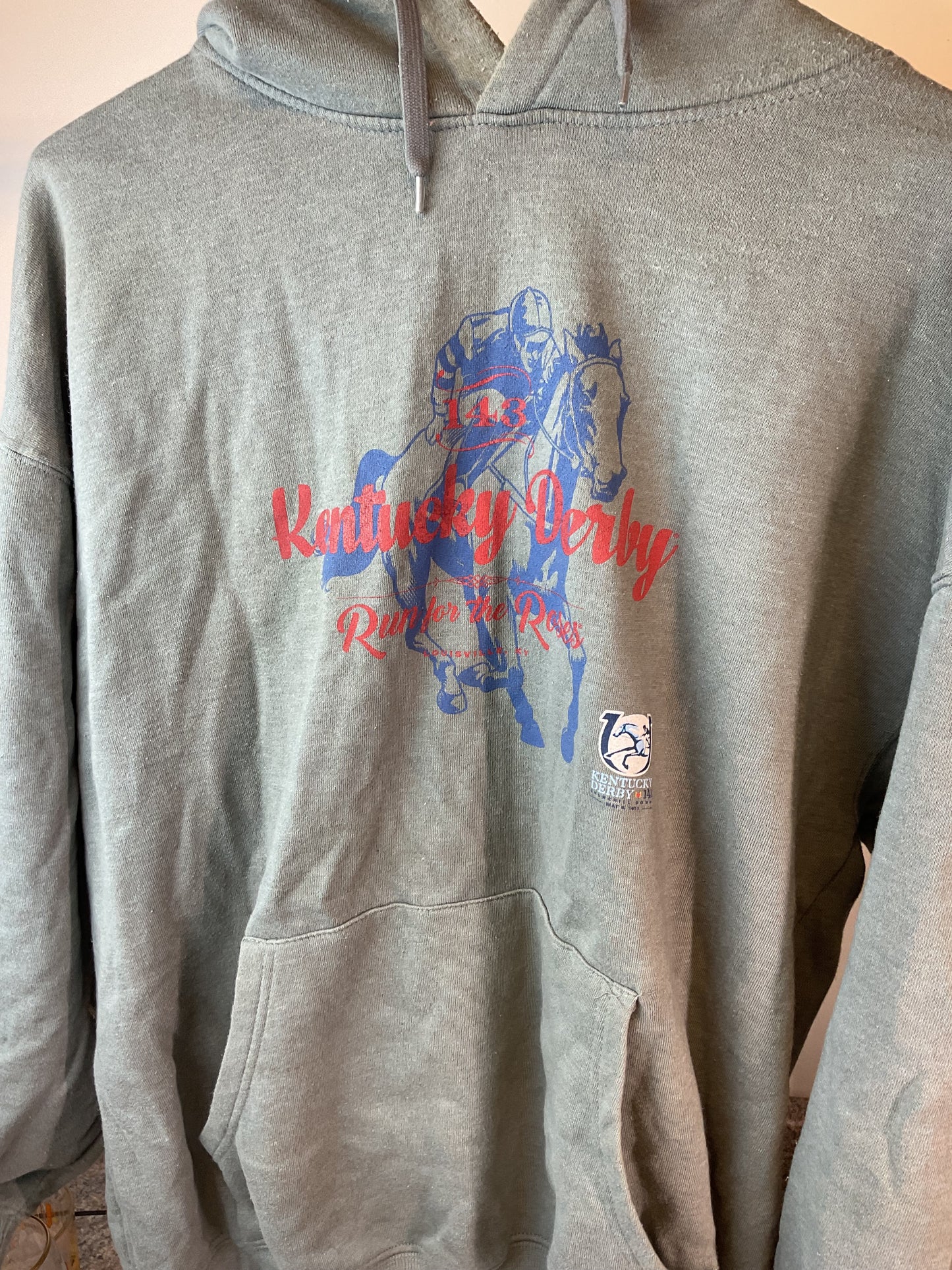 Comfy Kentucky Derby 143 Hoodie 2XL