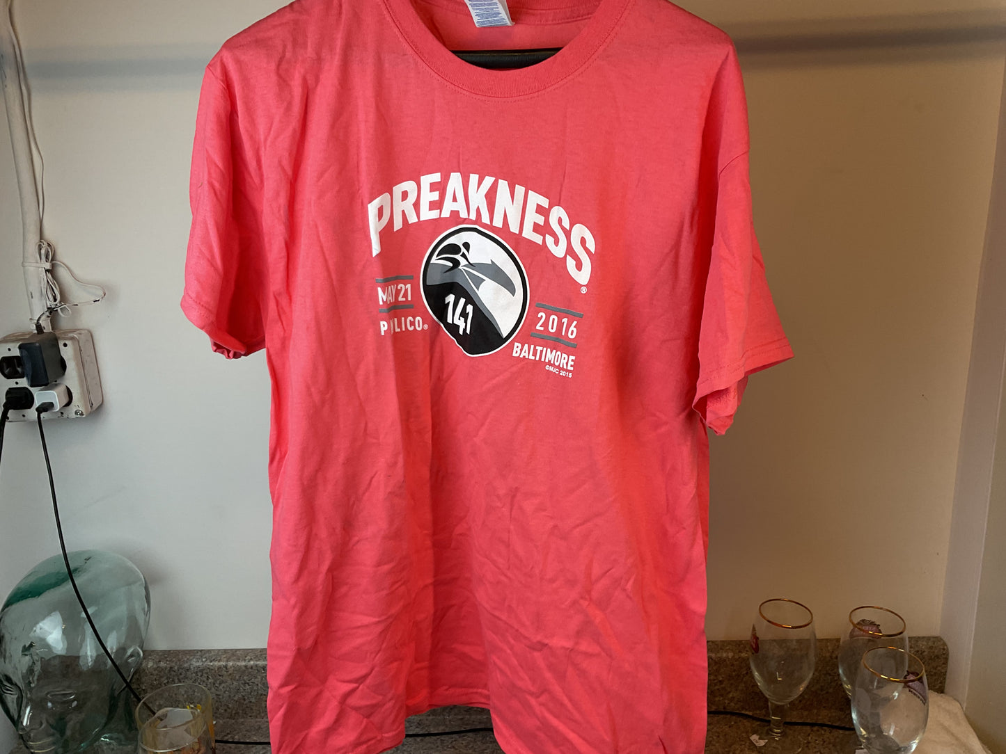 Coral Preakness T-Shirt XL