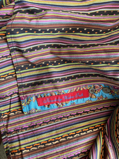 Robert Graham Fun Button Down Shirt Size Large