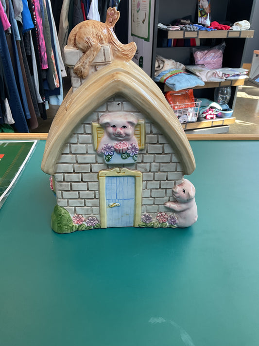 Three Little Pigs Fun Cookie Jar