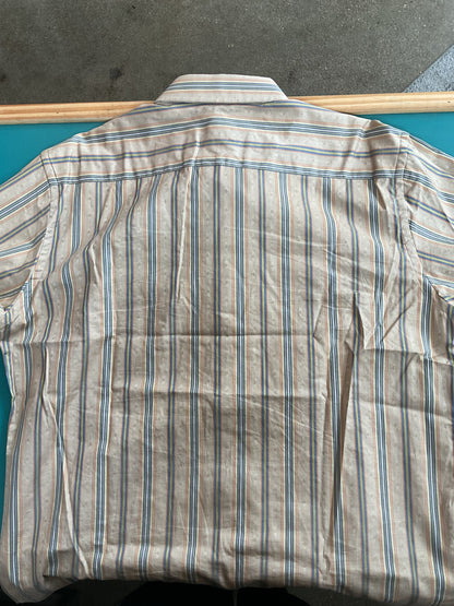 Fun Robert Graham Embroidered Tan Button Up