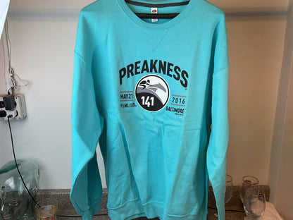 Aqua Blue Preakness 141 Sweatshirt XL