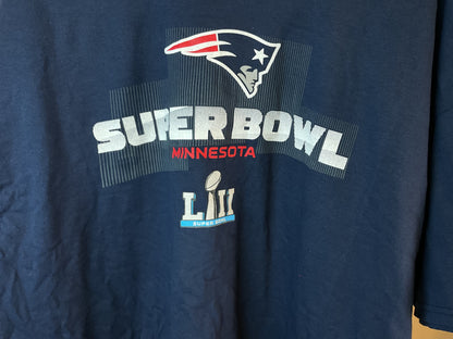 Navy Minnesota Super Bowl 52 T-Shirt 2XL