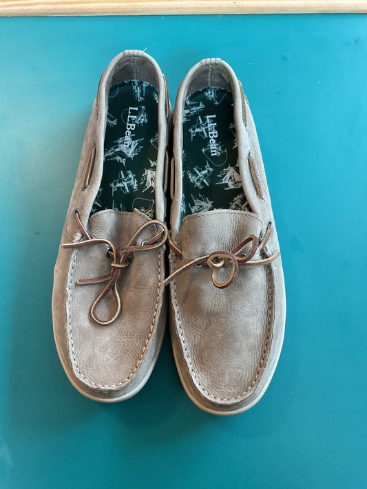 LL Bean Men’s Grey Loafers Size 14