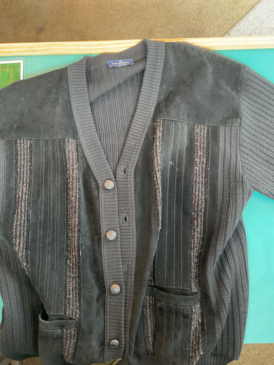 Vintage Italian Cardigan Knitwear Malagrida Size XL