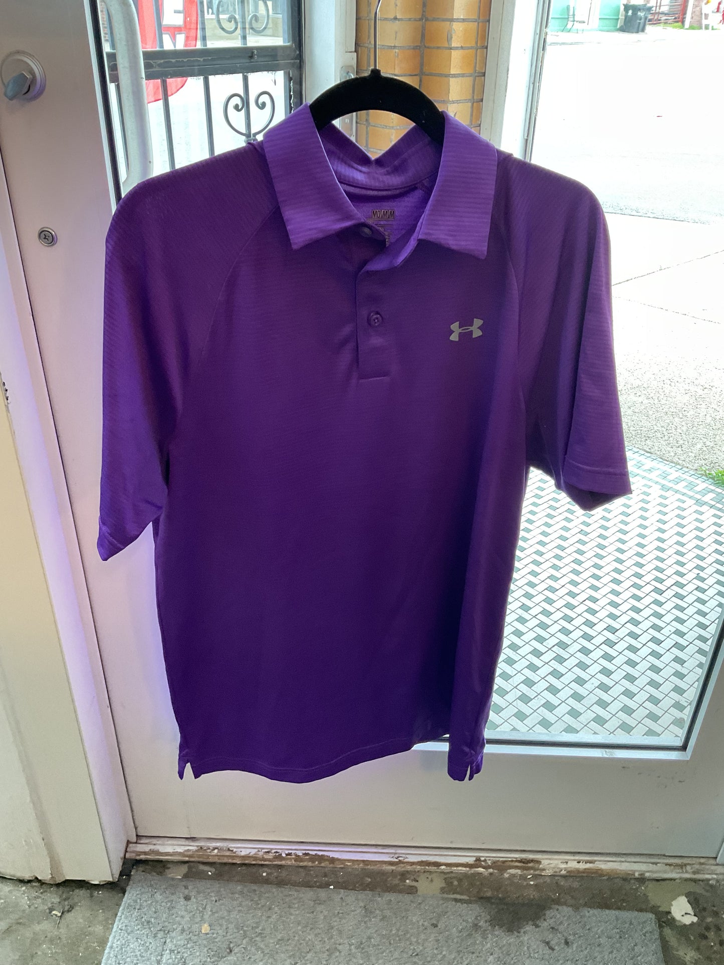 Purple Under Armour Performance Polo size Medium