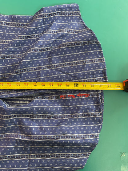 Fun Robert Graham Blue Button Up Shirt size Large