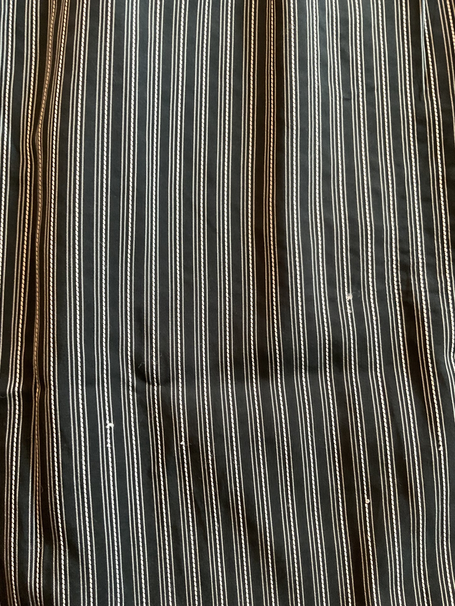 Bugatchi Uomo Black and White Striped Button Down