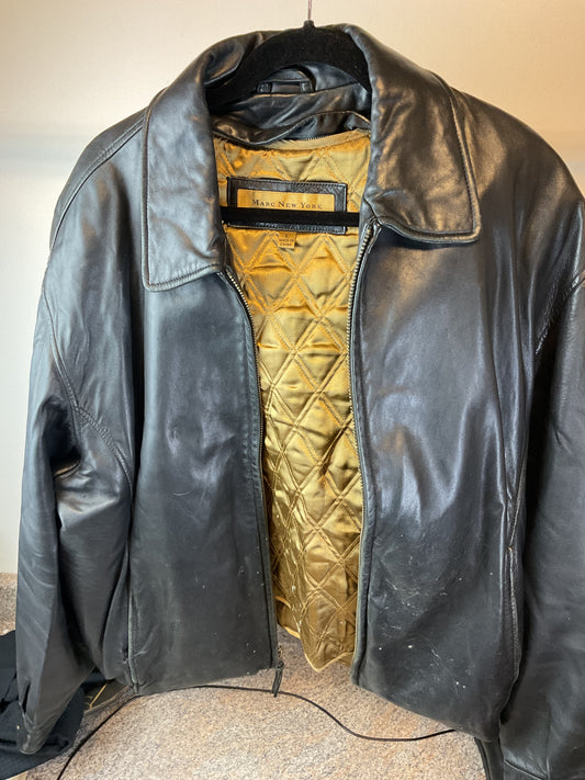 Marc New York Large Leather Jacket