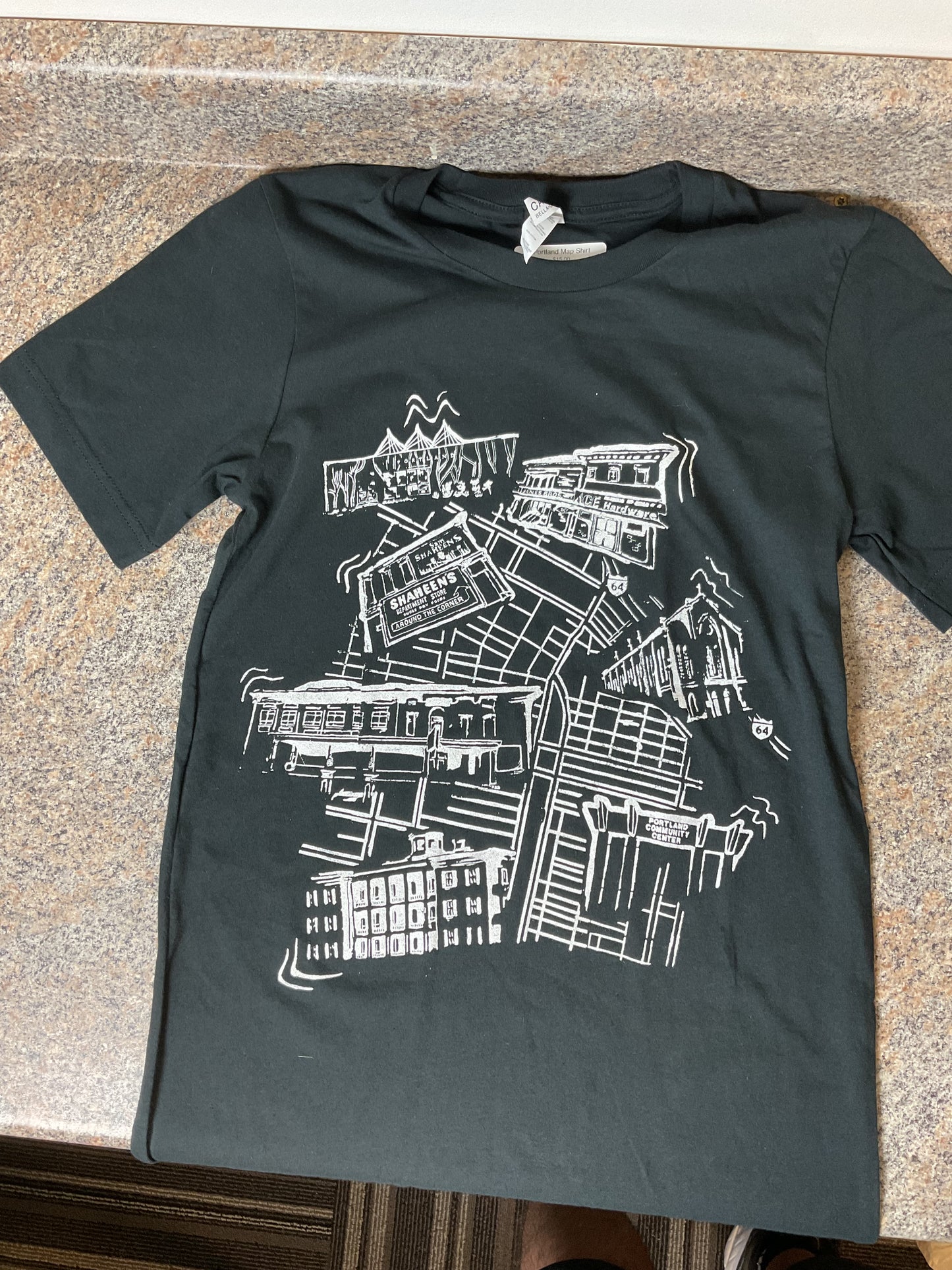 Portland Map Shirt